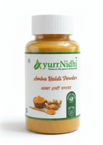 Ayurrnidhi amba haldi powder by AyurrNidhi for skin healing and natural detox.
