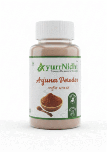 AyurrNidhi Arjun ki Chaal Powder for heart health support and cardiovascular wellness.