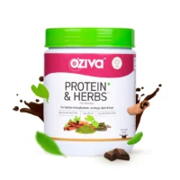 OZiva Protein & Herbs for Women, 23g Whey Protein, 500 gm
