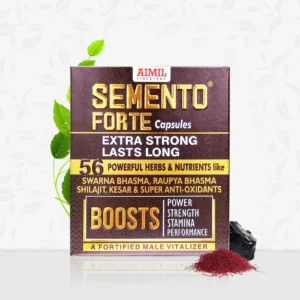 Aimil Semento Forte Capsules पुरुषों की कमजोरी दूर करने और स्टैमिना बढ़ाने वाला आयुर्वेदिक सप्लीमेंट