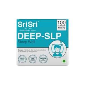Sri Sri tattva Deep SLP tablets Ayurvedic sleeping pills for stress and anxiety relief