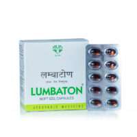 AVN Lumbaton Capsules for lower back pain sciatica relief lumbar spondylosis and nerve compression Ayurvedic medicine