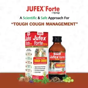 AVP Jufex Forte Syrup Ayurvedic cough syrup for tough cough and respiratory wellness